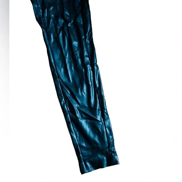GUESS faux leather pants faux leather leggings zip up back | high waist - Picture 4 of 7